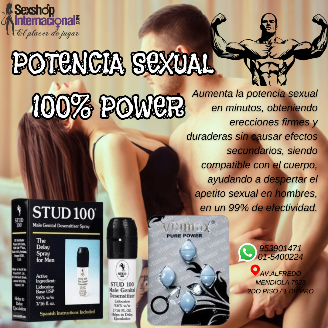 POTENCIA SEXUAL 100 NATURAL